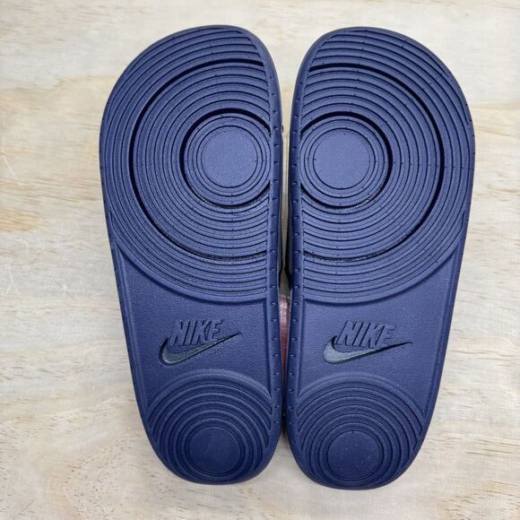 NEW sz 13 Dallas Cowboys Nike Offcourt Slide Sandals Black Blue - Picture 4 of 5